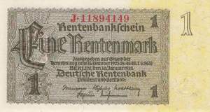 1 Rentenmark 1937 ro.166c J